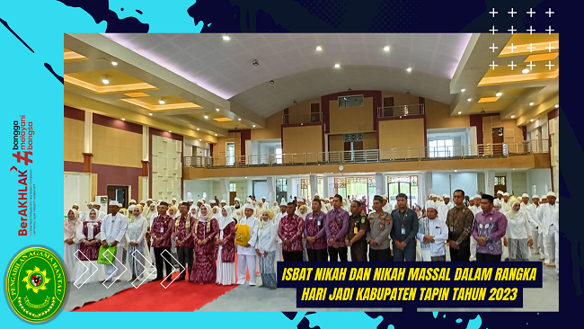 Isbat Nikah dan Nikah Massal dalam rangka Hari Jadi Kabupaten Tapin tahun 2023