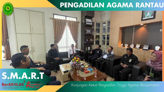 Kunjungan Ketua Pengadilan Tinggi Agama Banjarmasin