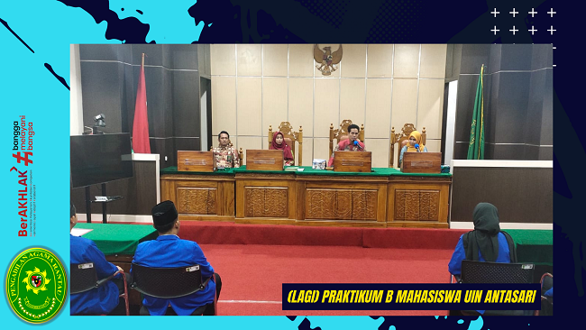 Lagi Praktikum B Mahasiswa UIN Antasari