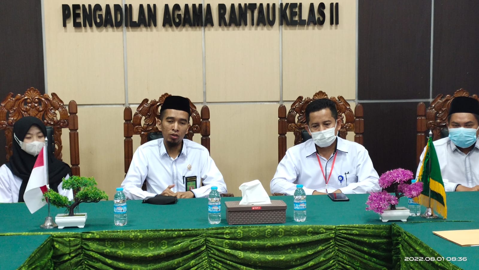Mahasiswa Peserta Praktikum B UIN Antasari gelombang ke 3 tahun 2022 di PA Rantau 1