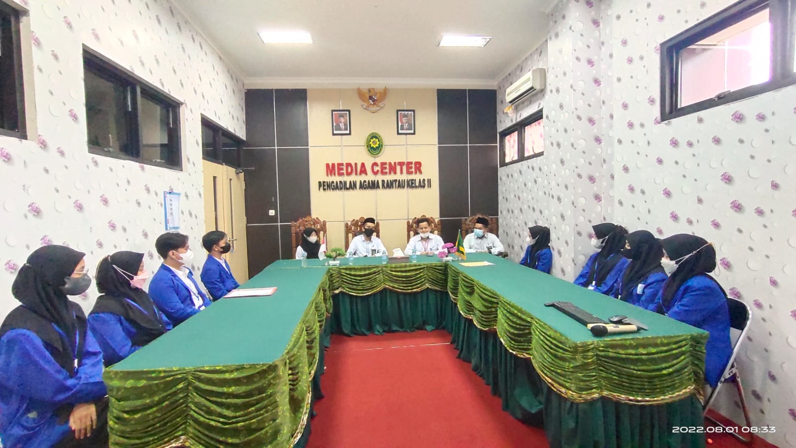 Mahasiswa Peserta Praktikum B UIN Antasari gelombang ke 3 tahun 2022 di PA Rantau 2