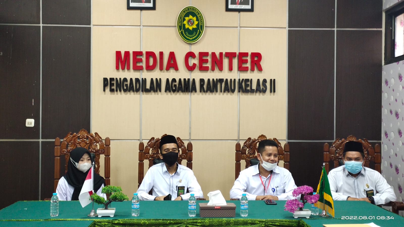Mahasiswa Peserta Praktikum B UIN Antasari gelombang ke 3 tahun 2022 di PA Rantau 5