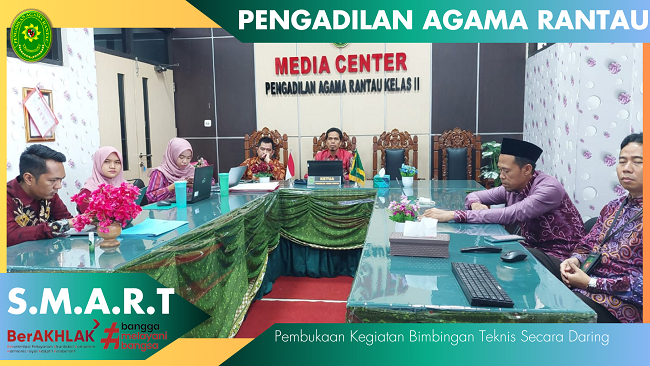 Pembukaan Kegiatan Bimbingan Teknis Secara Daring