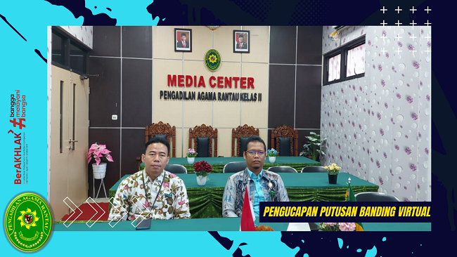 Pengucapan Putusan Banding Virtual