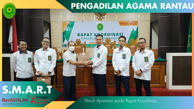 Penuh Apresiasi pada Rapat Koordinasi