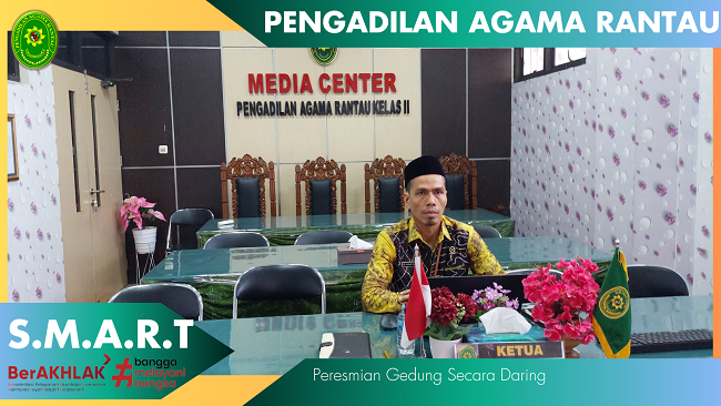Peresmian Gedung Secara Daring