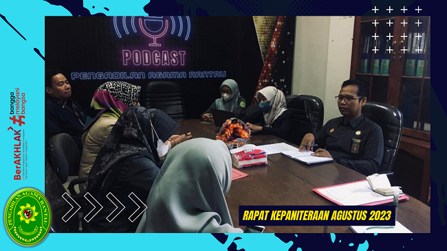 Rapat Kepaniteraan Agustus 2023
