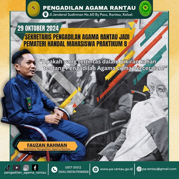 Sekretaris PA Rantau jadi Pemateri 2